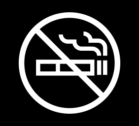 Prohibited in cigarette room